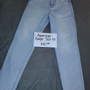 American Eagle Outfitters Women's Light Blue Skinny Jeans